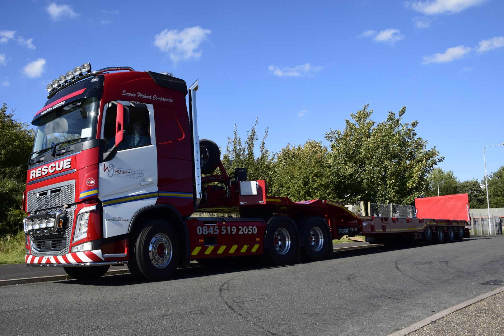 Boniface Lowslide Extreme 4 Axle Recovery Trailer for Hough Green